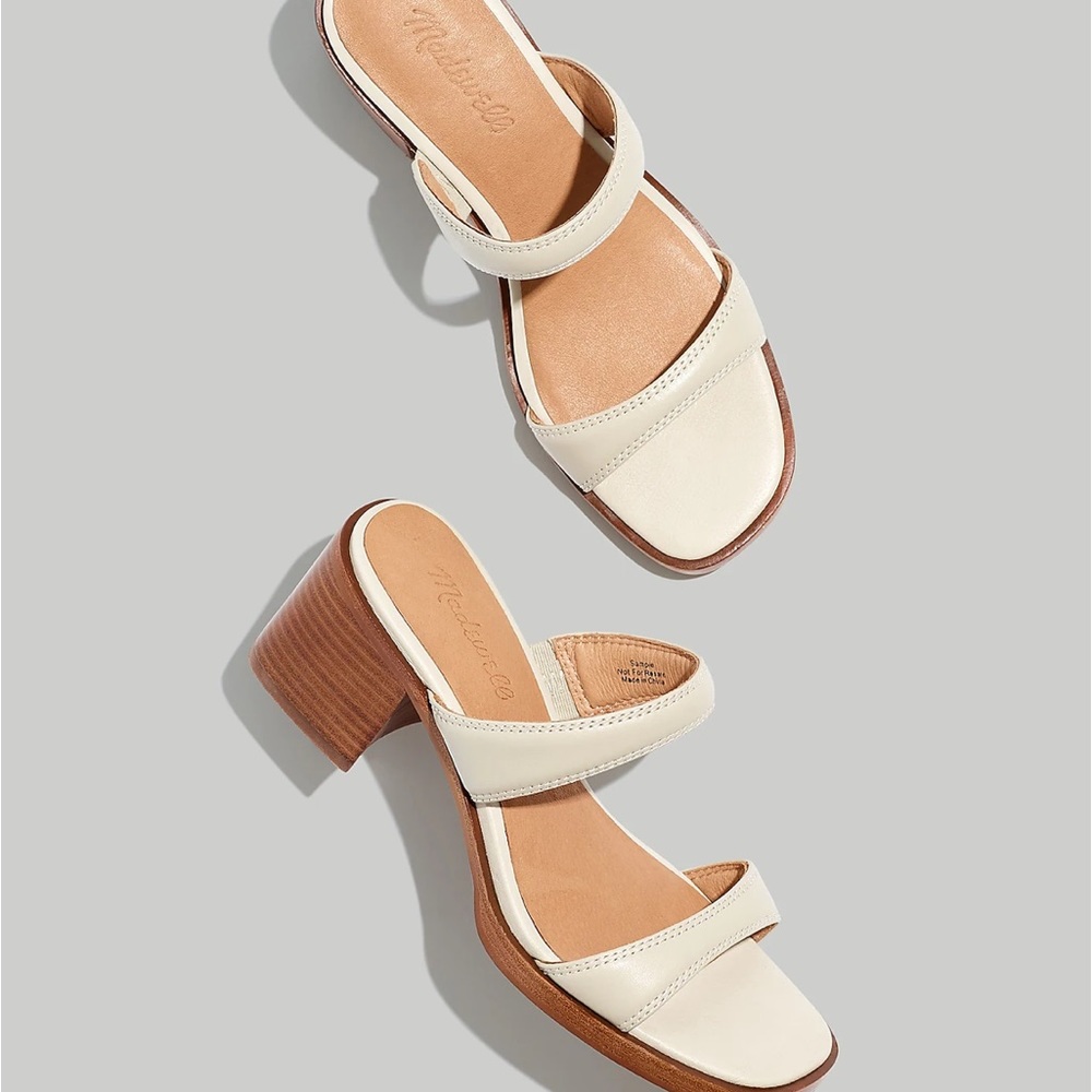 Madewell - The Saige Double-Strap Sandal in Leather